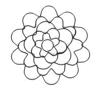 Ujjdwiurgh 1 Pièce Outil de Mise en Forme de Fleurs en - Flower Frog, Réutilisable, Grille de Fleur Pliable Noire 4 Pouces