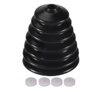 Ujjdwiurgh 1 piece Perceuse Collecteur de poussiere en caoutchouc Capuchon anti-poussiere Marteau electrique Perceuse CollecteurAccessoires pour outil electrique Noir