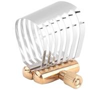 Ujjdwiurgh 1 Pièce Pince de Saxophone Ténor Embout D'Instrument Pince de Ligature Partie de Saxophone Ligature de Saxophone Or et Argent