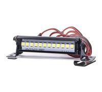 Ujjdwiurgh 1 PièCe RC 12 Barre de LumièRe LED en MéTal Lampe de Toit pour SCX10 KM2 CC01 D90 90046 90047 RC Rampeurs, 50Mm / 1,97 Pouce