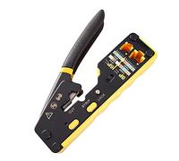 Ujjdwiurgh 1 Pièce RJ45 Pass Through Crimp Tool Pièces de Rechange pour Connecteur Modulaire Cat5 Cat6 Ethernet Crimp Tool 8P 6P Pass Through Ethernet Crimper