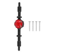 Ujjdwiurgh 1 PièCe SéRie Essieu de Pont en MéTal avec Engrenage en Acier pour D12 B14 B24 B16 B36 C14 C24 C34 C44 PièCes de Mise à Niveau de Voiture RC, Noir