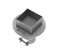 Ujjdwiurgh 1 Pièces Buse BGA Buse de Soudage SMD 850 Buses de Station de Soudage à Air Chaud, Accessoires de Soudage de Buse BGA Universelle 30x30mm