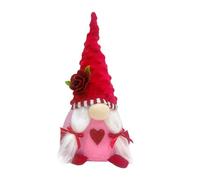Ujjdwiurgh 1 Pièces Décorations en Peluche GNOME de la Saint-Valentin M. et Scandinave pour L'Ornement de Table de la Saint-Valentin Un