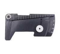 Ujjdwiurgh 1 PièCes MéTal Carrossage JaugeandRide Jauge de Hauteur Outil/RèGle pour Ajuster la Hauteur et la Jante Carrossage RC ModèLe de Voiture, Noir