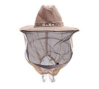 Ujjdwiurgh 1 PièCes SéRies Anti Abeille Chapeau Ruche Apiculture Cowboy Chapeau Moustique Abeille Insecte Net Voile TêTe Protecteur ÉQuipement Apiculteur