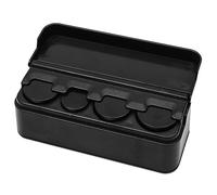 Ujjdwiurgh 1 porte-monnaie universel en plastique noir pour pièces de monnaie de voiture
