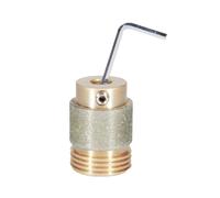 Ujjdwiurgh 1 Pouce de Meulage en Diamant en Laiton en Laiton Bits de Moulin à Vitrail Mini-Portable pour la Grinde en Verre Diamant