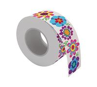 Ujjdwiurgh 1 rouleau d'autocollants pour bordures de tableau d'affichage, murs, bureaux, fenêtres, portes, 20 m