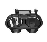 Ujjdwiurgh 1 support de boisson pour voiture, coussin arrière, plateau à collation, double porte-gobelet, fournitures de voiture