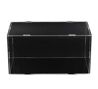Ujjdwiurgh 1 vitrine transparente adaptée pour modèle 1:18 moulé sous pression modèle jouet voiture modèle poupée boîte de rangement 31 x 16 x 15,5 cm