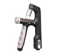 Ujjdwiurgh 10-100Kg RéGlable ÉLectronique Main Grip Power Exercice Heavy Gripper Fitness Muscle Training Hand Strengthener-Noir