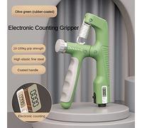 Ujjdwiurgh 10-100Kg RéGlable ÉLectronique Main Grip Power Exercice Heavy Gripper Fitness Muscle Training Hand Strengthener-Vert