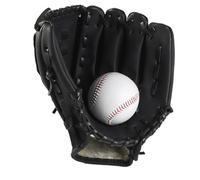 Ujjdwiurgh 10,5 Pouces de Baseball Fielding de Baseball et Softball Professionnel PU Attraper des Noir