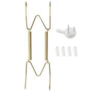 Ujjdwiurgh 10 Cintres MontéS sur Panneau,Cintre de Bardage de 6 Pouces Accroché à 10 Murs,Compatible avec les Panneaux DéCoratifs de 5 à 7 Pouces,AntiquitéS Chinoises,Tableau et Oeuvre D'Art