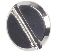 Ujjdwiurgh 10 Ensembles Ceinture En Cuir Reliure À Vis Argent 5 X 6 Mm