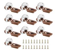 Ujjdwiurgh 10 Ensembles de Pièces de Rechange pour Tiroirs, Glissières de Tiroir D'Armoire, Bouchon de Tiroir de Style Commercial Amélioré