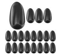 Ujjdwiurgh 10 paires noir plastique Couverture d'oreilles pour proteger vos oreilles de la teinture ou de l'eau protecteur de l'oreilles
