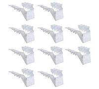 Ujjdwiurgh 10 PCS 2x6 Jauge de Cintre de Solive à Double Cisaillement Support de Solive en Acier Attaches Anti-Ouragan pour Supports D'Attache de Chevrons pour Sol