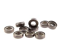 Ujjdwiurgh 10 Pcs 698Z 8 X 19 X 6mm Simple Rangee Scelle de Roulements Rigides A Billes