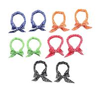 Ujjdwiurgh 10 Pcs Cooling Neck Wraps Camping Cooling Neck Wraps pour Men Women Camping Running Sports de Plein Air