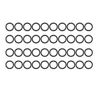 Ujjdwiurgh 10 Pcs Joint en Caoutchouc Noir Joint Torique Anneaux en Forme de O Rondelles de Joint 16 X 12 X 2 Mm