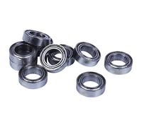 Ujjdwiurgh 10 Pcs Miniature Scellé MéTal Blindé MéTrique Radial Roulement une Billes ModèLe: MR106-ZZ 6X10X3 Mm