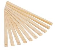 Ujjdwiurgh 10 PCS POTTERY ROLLING MUD Stick Guide Guide, 5 Taille Boucles en Bois - Tool Pédagogique avec Outils en Argile