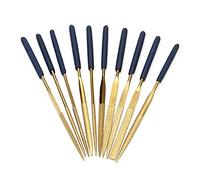 Ujjdwiurgh 10 Pcs Titanium Diamant Aiguille A Plat Fichier Metallique Travail Outils D'artisanat