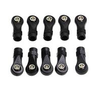 Ujjdwiurgh 10 PièCe ExtréMité la Tige Plastique Liaison à Billes Fixe pour 1/10 RC Suivi SCX10 II 90046 TRx4, C