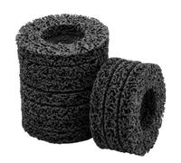 Ujjdwiurgh 10 Pièces 115 mm Disque de Corail Disque de Meulage Diamant Disque à Lamelles pour Meuleuse D'Angle Peinture Élimination de la Rouille Nettoyage Abrasif