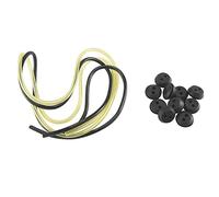 Ujjdwiurgh 10 PièCes 2 Trous œIllet de RéServoir de Carburant en Caoutchouc avec Tuyau de Conduite de Carburant pour DéBroussailleuse Coupe-Herbe