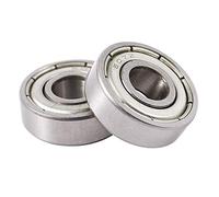 Ujjdwiurgh 10 PièCes 607ZZ 19 X 7 X6 Mm ScelléS Roulements à Billes en MéTal à une RangéE de Profondeur