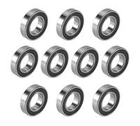 Ujjdwiurgh 10 PièCes 6902- Roulement de Moyeu de VéLo 15X28X7 Mm 6902 Roulements à Billes 6902RS Convient pour Moyeu XM490