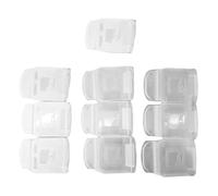 Ujjdwiurgh 10 PièCes AdaptéEs pour 14.4V-18V Housse Anti-PoussièRe pour Batterie au Lithium MT1830 1840 1850 1860 Series Housse Anti-PoussièRe