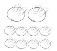 Ujjdwiurgh 10 Pièces D'Ancrage de Meubles pour, Sangles de Meubles en Métal Anti-Basculement pour Enfants, pour Armoire, Armoire, Tiroirs, Commode, Installation Facile, Facile à Utiliser