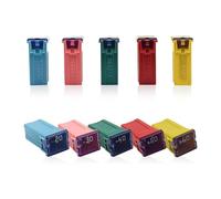 Ujjdwiurgh 10 Pièces de Micro-Fusibles en Forme de Boîte à Profil Haut pour Automobile, Kit de Pièces de Fusibles en Forme de Boîte, Accessoires (20A/30A/40A/50A/60A, 2 Pièces Chacun)