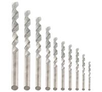 Ujjdwiurgh 10 PièCes Ensemble de Forets DiamantéS Tourner Diamant Pointe Foret Robuste Mini Foret Diamant Ensemble pour Carreaux de Verre