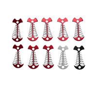 Ujjdwiurgh 10 PièCes Plancher de Planche RéGlable Ressort Ancre en ArêTe de Poisson Chevilles de Boucle Auvent ExtéRieur Pont Clous Fixes Crochets de de Camping