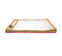 Ujjdwiurgh 10 Pièces Pochettes Effaçables À Sec Réutilisable,Couleurs Assorties pour Enfants Enfants Étudiants