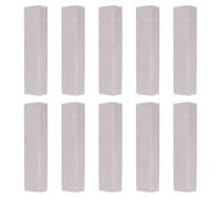 Ujjdwiurgh 10 Pieces Ponce Ponce Sticks Tampon un RéCure pour le Nettoyage Gris Ponce Cleaner Bâto pour Enlever les Cuvettes de Toilette avec Anneau de Bain 5.9 X 1.4 X 0.9 Pouces