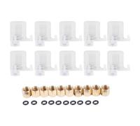 Ujjdwiurgh 10 PièCes SéRies Eco Solvant Encre D'Imprimante Amortisseur Dx5 Dumper TêTe d'impression pour la TêTe d'impression Mutoh Galaxy Xuli Humain Traceur 4X3Mm Tube