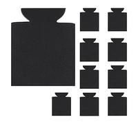 Ujjdwiurgh 10 PièCes SéRies NéOprèNe BièRe Peut Refroidisseur Boisson Tasse Bouteille Manchon Isolant Wrap Couverture Nouveau Noir