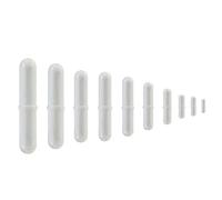 Ujjdwiurgh 10 PièCes SéRies PTFE Agitateur MagnéTique MéLangeur Barre D'Agitation Spinbar Agitation pour Utilisation en Laboratoire Couleur Blanche