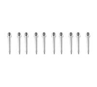 Ujjdwiurgh 10 PièCes/Set 93Mm Titanium/Ti Spindle/Axes Foot Shaft PéDales Roulement Titanium Pedal Shaft Titanium Alloy Pedal Core
