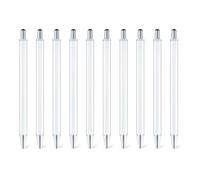 Ujjdwiurgh 10 Pièces Stylo de Sublimation Vierge Sans Pincement Emballage Rétractable, Stylo à Bille de Sublimation par Transfert de Chaleur, pour le Bureau de Bricolage Facile à Utiliser