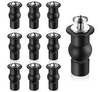 Ujjdwiurgh 10 PièCes Vis de SièGe de Toilette Vis D'Expansion de Toilette Universelle Vis de CharnièRe de SièGe de Toilette Trou Borgne en Caoutchouc de Remplacement
