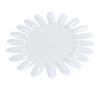 Ujjdwiurgh 10 Presentoir Capsule Faux Ongles Tips Vernis en Acrylique Transparent