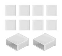 Ujjdwiurgh 10 x Bouchon de Port Silicone USB Plug antipoussiere Bouchon d'arret Transparent