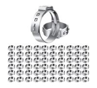 Ujjdwiurgh 100 Colliers de Serrage PEX de 1/2 Pouce, Colliers de Serrage à Oreille en Acier Inoxydable pour Raccords de Tuyaux PEX